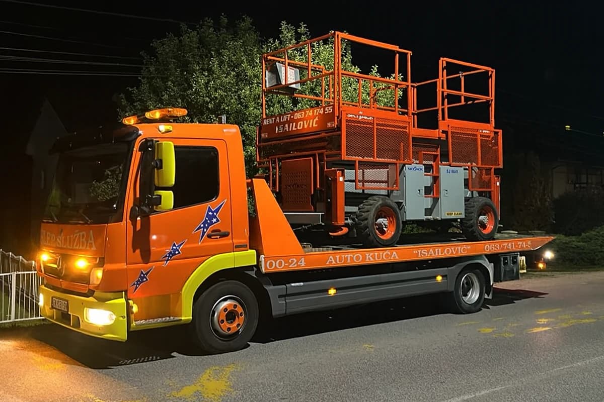 Prevoz samohodne platforme